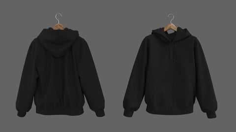 Premium black hoodie with gold accents - Trelawny Sovereignty Elevated